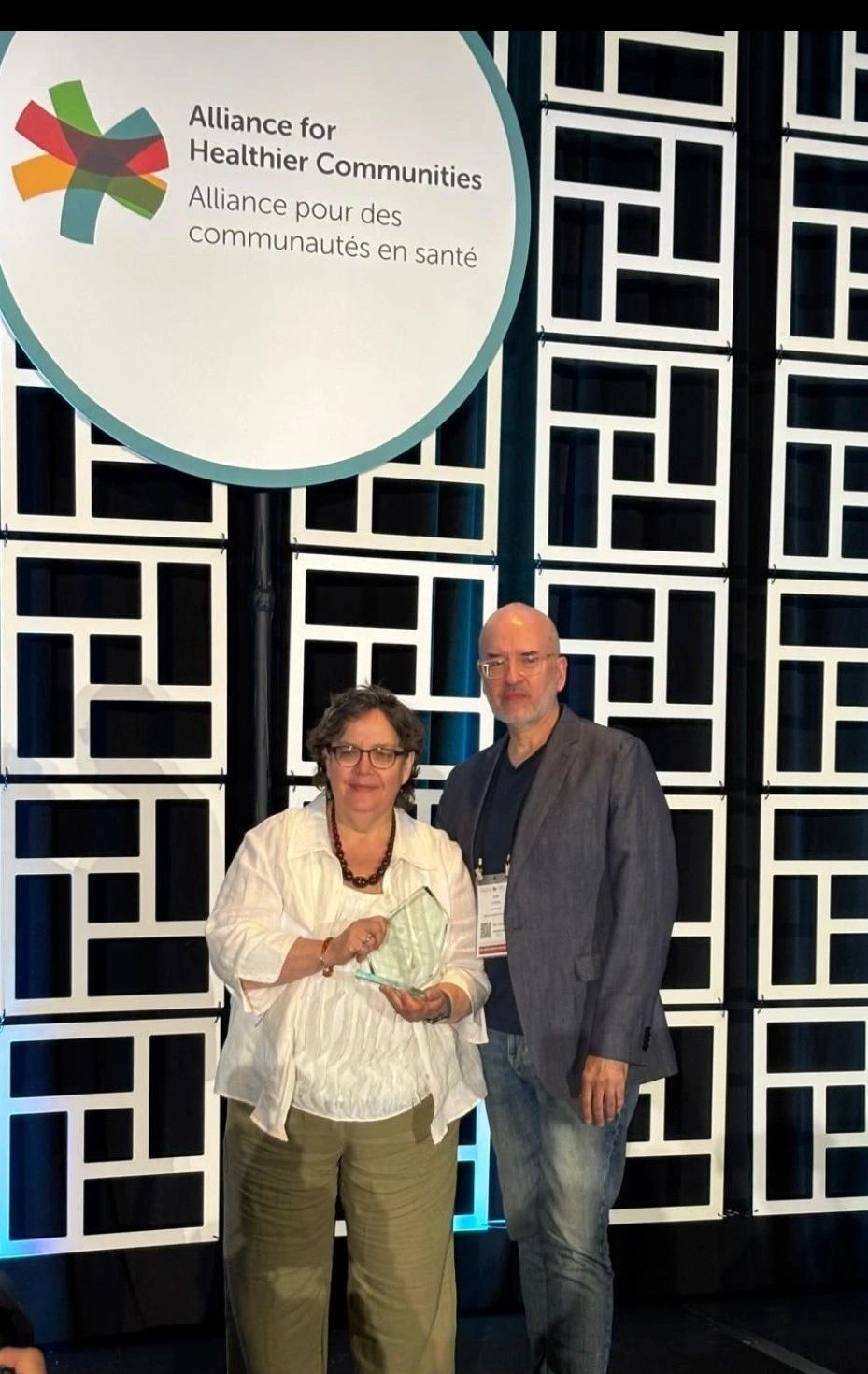Axelle and Cliff Ledwos at the Alliance conference