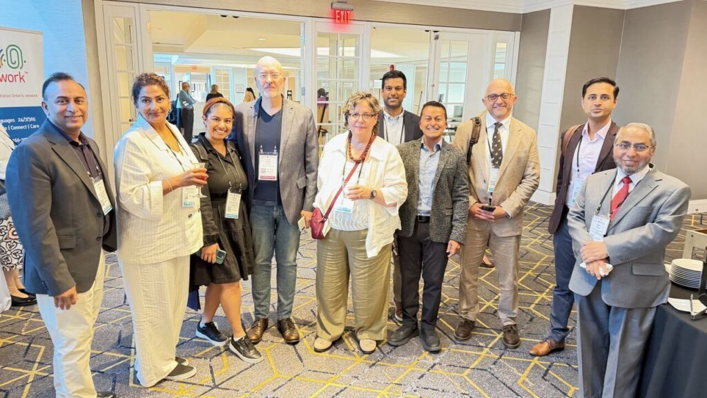Axelle and group at Alliance conference